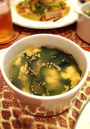 焼肉屋さんの味★わかめと卵のスープ-レシピのメイン写真