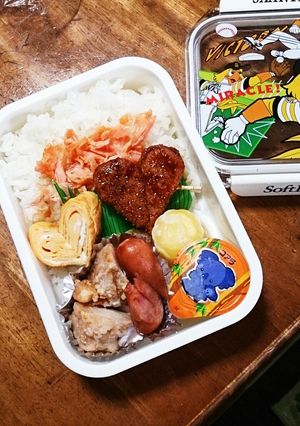 ハートのお弁当♪-レシピのメイン写真
