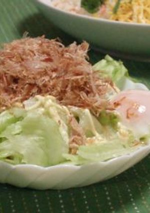 サラダうどん温泉タマゴ添え-レシピのメイン写真