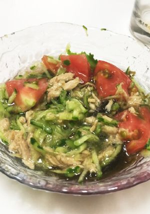 簡単三杯酢サラダ-レシピのメイン写真