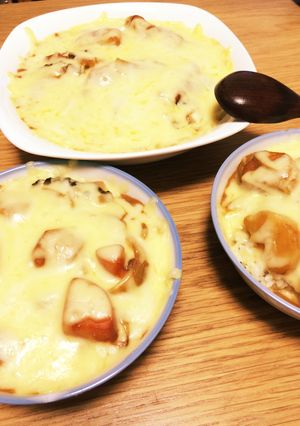残り物カレーでグラタン-レシピのメイン写真