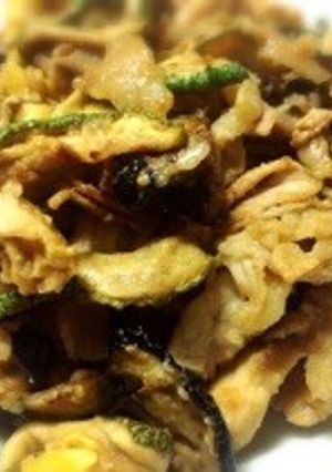 きなこ豚と乾燥野菜の手作り味噌炒め-レシピのメイン写真