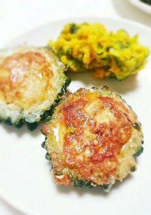 トロトロ～♪ゴーヤの肉詰め-レシピのメイン写真