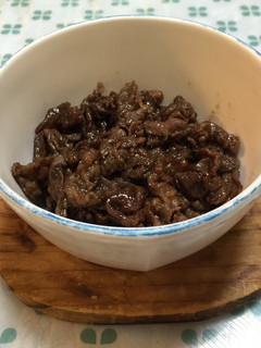 ご飯と一緒に♪ 牛肉のしぐれ煮-レシピのメイン写真