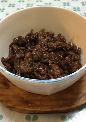 ご飯と一緒に♪ 牛肉のしぐれ煮-レシピのメイン写真