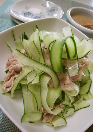 シャキシャキ胡瓜の豚しゃぶサラダ-レシピのメイン写真