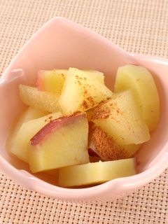 介護食 さつまいもとりんごのシナモン煮-レシピのメイン写真