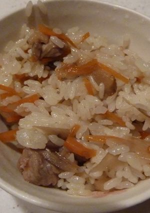 鶏ごぼうご飯（混ぜご飯）-レシピのメイン写真