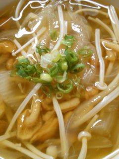 簡単!玉ねぎと なめこ えのきの白だし煮-レシピのメイン写真