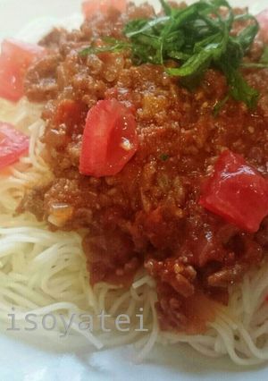 味噌ミート素麺-レシピのメイン写真