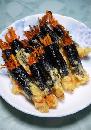 ヘルシー！にんじん海苔天-レシピのメイン写真
