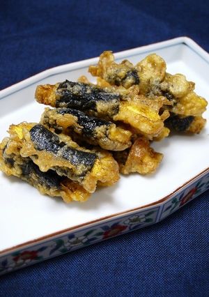 コリンキーの海苔天-レシピのメイン写真