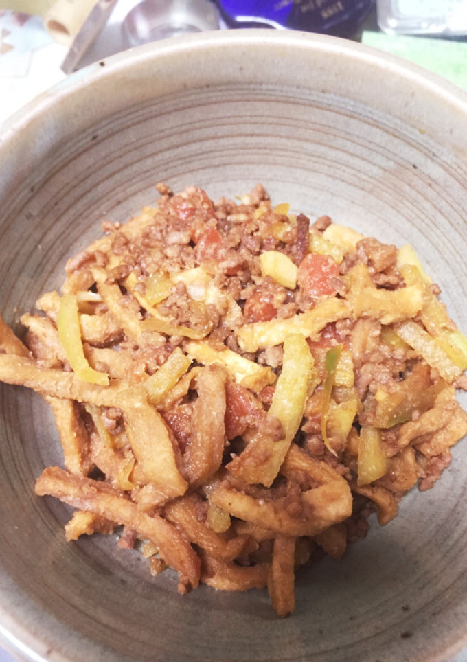すいかの白いところと切り干し大根の炒め物-レシピのメイン写真