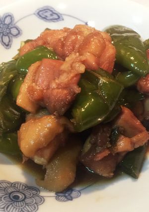 ピーマン大量消費☆鶏肉とピーマンの香り煮-レシピのメイン写真