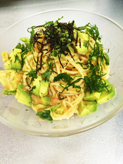 たらことアボカドの冷製パスタ-レシピのメイン写真