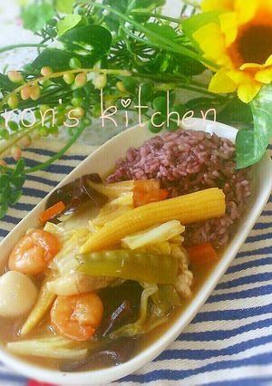 余った野菜炒めで簡単♡中華丼-レシピのメイン写真
