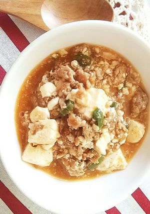 青唐辛子の麻婆豆腐-レシピのメイン写真
