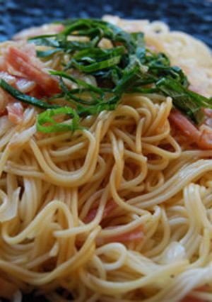 ランチにらっきょうそうめんチャンプル-レシピのメイン写真