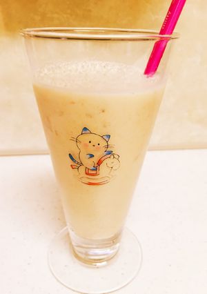 朝食にも便秘にも！きな粉バナナミルク♫-レシピのメイン写真