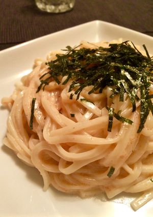 旨〜い！ピリ辛明太クリームうどん☆-レシピのメイン写真