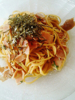 ✾梅肉添え 和風パスタ✾-レシピのメイン写真