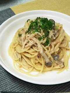 鮭ときのこの和風クリームパスタ-レシピのメイン写真