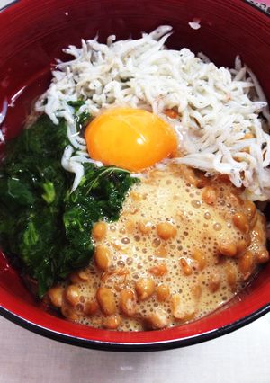 モロヘイヤで栄養たっぷりネバネバ丼-レシピのメイン写真