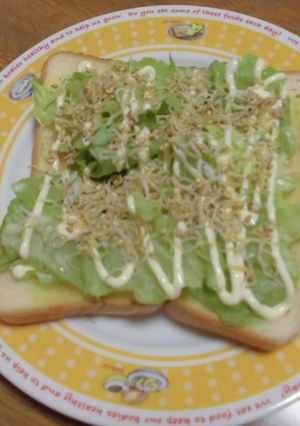 しらすのオープンサンド-レシピのメイン写真