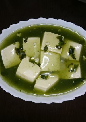 豆腐の抹茶あんかけ-レシピのメイン写真