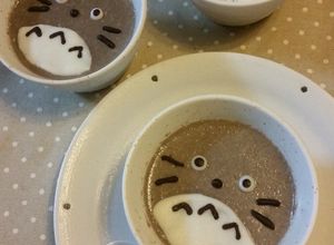 簡単！かわいい！トトロのごまプリン-レシピのメイン写真
