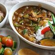 時短! レンジで夏野菜ツナカレー♪