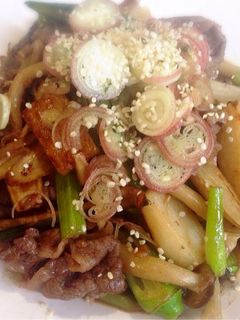 すき焼き風スタミナ炒め-レシピのメイン写真