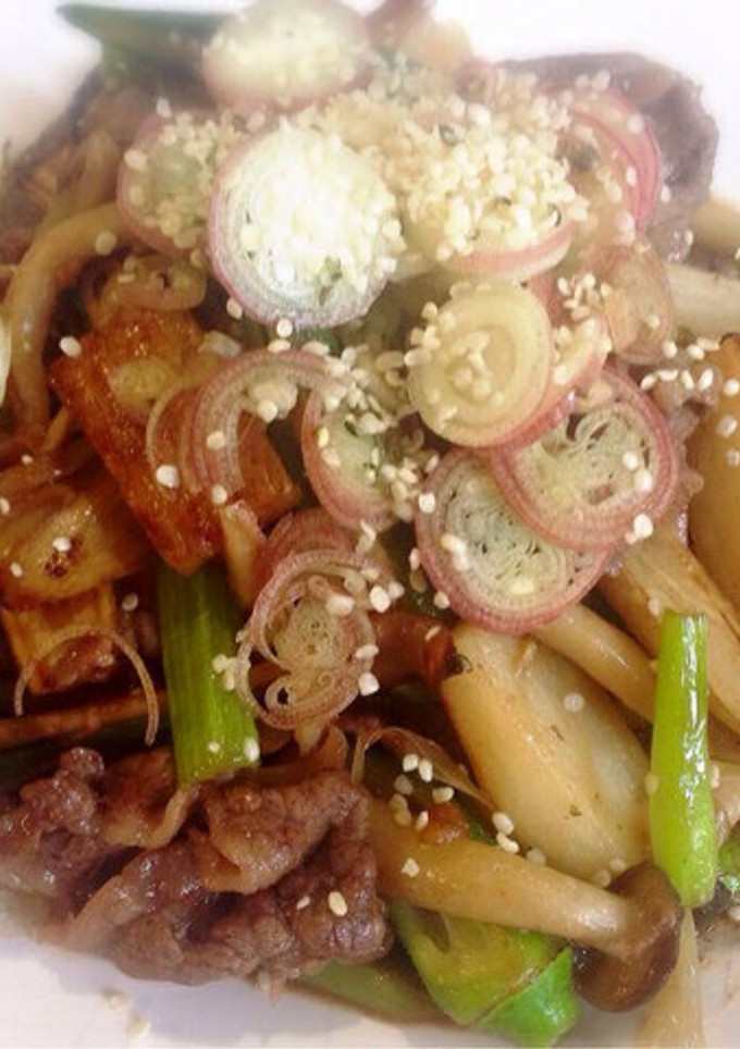 すき焼き風スタミナ炒め-レシピのメイン写真