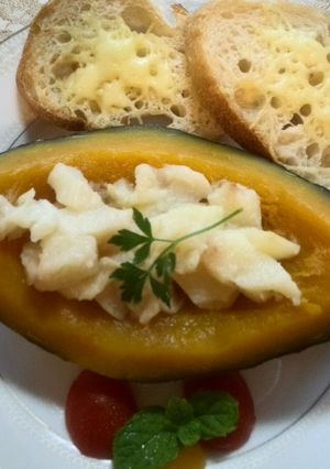 カボチャボートランチ-レシピのメイン写真
