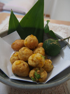 豆腐の落とし揚げ(塩&カレー)-レシピのメイン写真