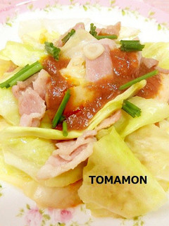 簡単時短野菜炒め✿とまモンバジルソース-レシピのメイン写真