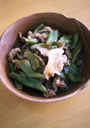 簡単♪モロッコいんげんと豚細の炒め煮♪-レシピのメイン写真