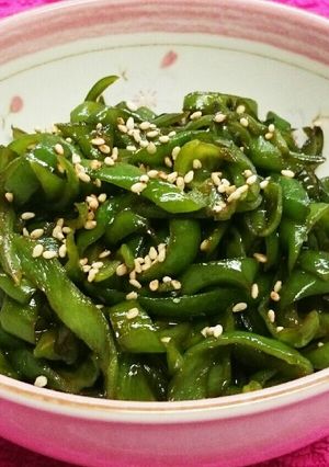 甘唐辛子のニンニク醤油炒め-レシピのメイン写真
