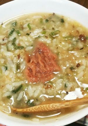 カラダがポカポカ♬薬味deおかゆ-レシピのメイン写真