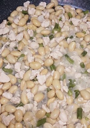 離乳食 大豆とササミのホワイトソース煮-レシピのメイン写真