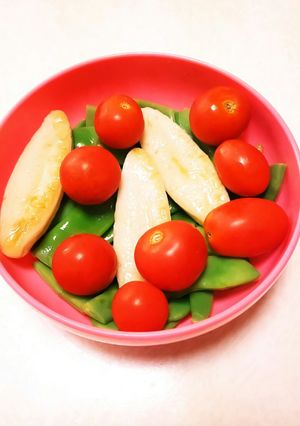 ささかまささげトマトめんつゆサラダ-レシピのメイン写真