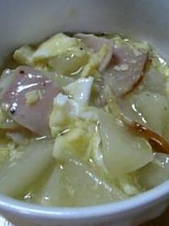 大根とハムのとろとろスープ♪-レシピのメイン写真