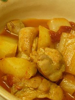 鶏肉と長ねぎのトマト煮♪-レシピのメイン写真