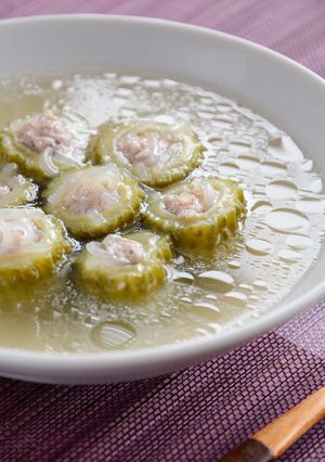 さつま大長れいしの肉詰めスープ-レシピのメイン写真