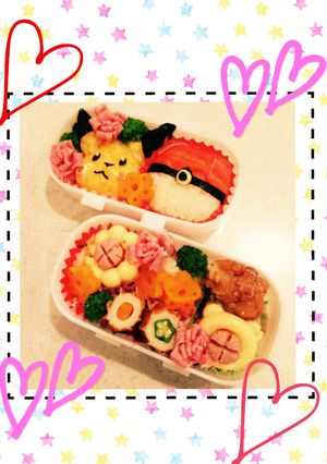 キャラ弁簡単かわいいお弁当ポケモン-レシピのメイン写真