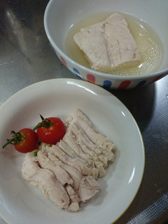 レンジで簡単☆サラダチキン☆蒸し鶏-レシピのメイン写真