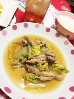 短時間で鳥首肉と白菜の煮物-レシピのメイン写真