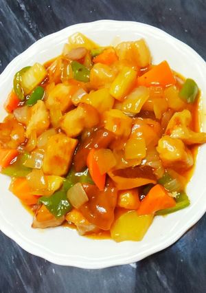 豚肉揚げない我が家の酢豚☆-レシピのメイン写真