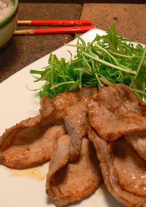 簡単しょうが焼き-レシピのメイン写真