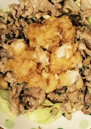 大葉と豚肉炒めのおろしポン酢-レシピのメイン写真